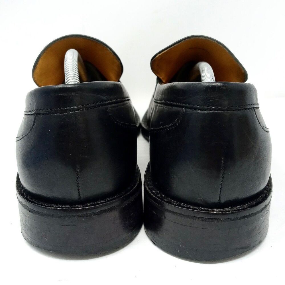 Cole Haan Martino II Penny Loafers Size 10 Black Leather Slip-on Dress Shoes - Picture 4 of 9